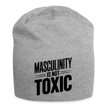 La masculinité n’est pas toxique - Bonnet en jersey - gris chiné - Devant