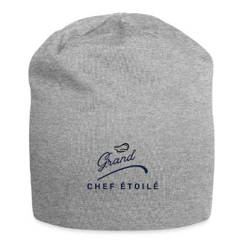 Grand chef étoilé chef de cuisine - Bonnet en jersey - gris chiné - Devant