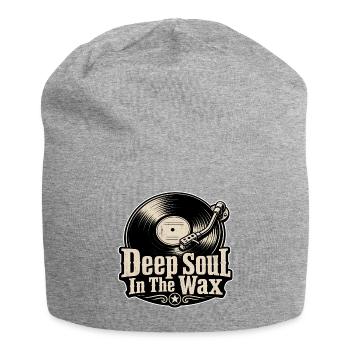 Deep Soul Wax in the wax - Jersey Beanie - heather grey - Front