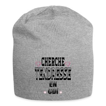 Cherche Tendresse en CDI - Bonnet en jersey - gris chiné - Devant