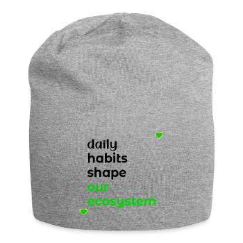 ECOSYSTEM DAILY HABITS - Jersey Beanie - heather grey - Front