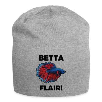 Fighting Fish Betta Flair Aquarium - Jersey Beanie - heather grey - Front