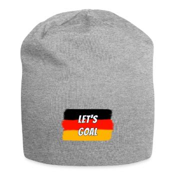 Let's Goal - Germany Flag Football Fan Shirt - Jersey Beanie - heather grey - Front