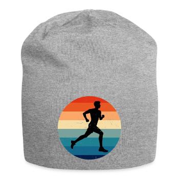 Idée cadeau pour une course à pied - Bonnet en jersey - gris chiné - Devant
