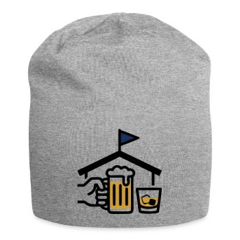 Hole 19 Clubhouse Beer Golf Club Men's Excursion - Jersey Beanie - heather grey - Front