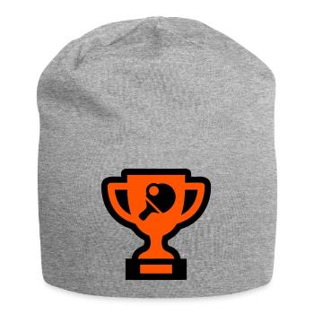 Vainqueur du tournoi de tennis de table Cup - Bonnet en jersey - gris chiné - Devant