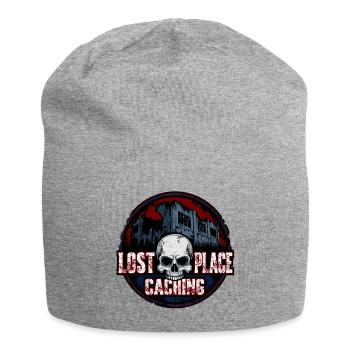 Lost Place Caching - Jersey-Beanie - Grau meliert - Vorne