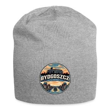 Emblème rétro des greniers de Bydgoszcz - Bonnet en jersey - gris chiné - Devant