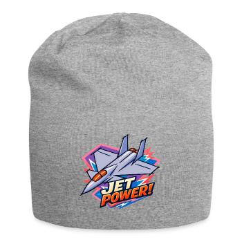 Jet Power Burst - Jersey-Beanie - Grau meliert - Vorne