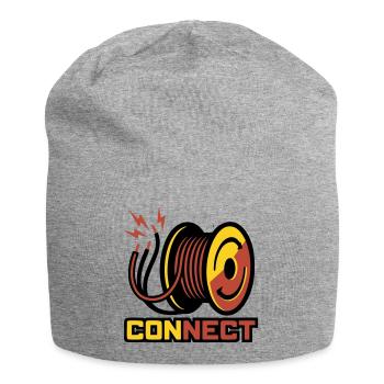 Cable Reel Cable Logo - Jersey Beanie - heather grey - Front