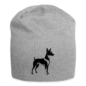 Rat Terrier - Jersey Beanie - heather grey - Front