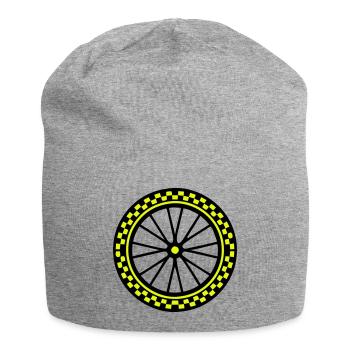 Bicycle Balance Bike Graphic - Jersey Beanie - heather grey - Front