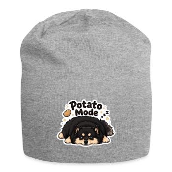 Mode Patate Lapphund finlandais - Bonnet en jersey - gris chiné - Devant