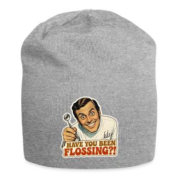 Art drôle de mème rétro de dentiste - Bonnet en jersey - gris chiné - Devant