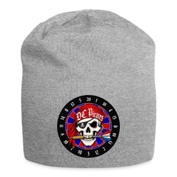 Crâne Pirate sur Dartboard - Bonnet en jersey - gris chiné - Devant
