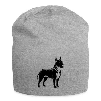 Bull Terriers - Bonnet en jersey - gris chiné - Devant