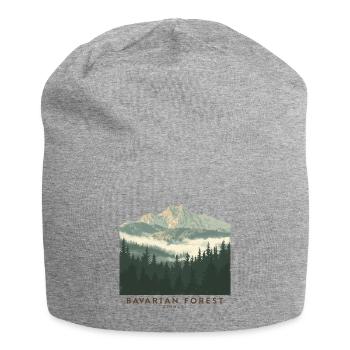 Forêt de Bavière | Parc national vintage - Bonnet en jersey - gris chiné - Devant