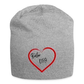 Meilleur grand-père - Bonnet en jersey - gris chiné - Devant