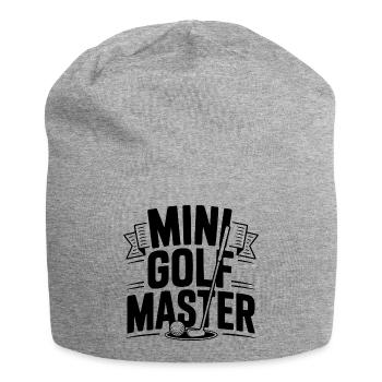 Maître de golf - Bonnet en jersey - gris chiné - Devant