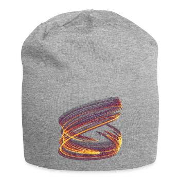 Vortex de Lumière du Chaos – Attracteur Étrange - Bonnet en jersey - gris chiné - Devant