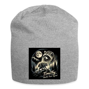 Jimothy Raccoon Funny Jimothy from Seattle  - Bonnet en jersey - gris chiné - Devant