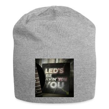 LEDS BE AVIN YOU von Mark Noone - Jersey-Beanie - Grau meliert - Vorne