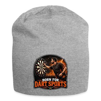 Né pour les fléchettes - Bonnet en jersey - gris chiné - Devant