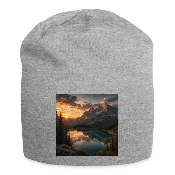 bae3d88a-8d40-48df-992b-f5e9e11fb074 - Jersey-Beanie - Grau meliert - Vorne