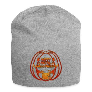 Happy Metal Halloween - Jersey-Beanie - Grau meliert - Vorne