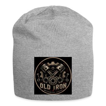 Old Iron Mechanik Legende - Jersey-Beanie - Grau meliert - Vorne