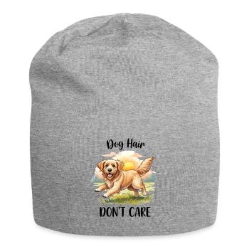 Golden Retriever Hundehaare kümmern sich nicht um Design - Jersey-Beanie - Grau meliert - Vorne
