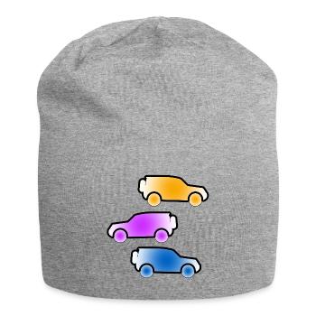 Autos - Jersey-Beanie - Grau meliert - Vorne