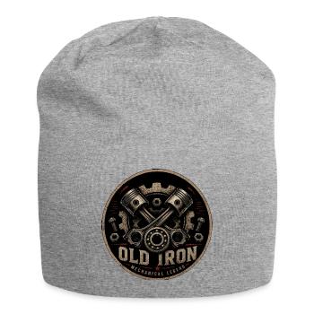 Old Iron Mechanische Legende - Jersey-Beanie - Grau meliert - Vorne