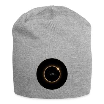 Sonnenfinsternis, Sonne ist gleich zurück - Jersey-Beanie - Grau meliert - Vorne