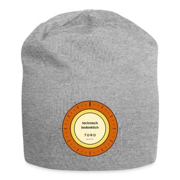 Technischer Warnstempel Toro - Jersey-Beanie - Grau meliert - Vorne