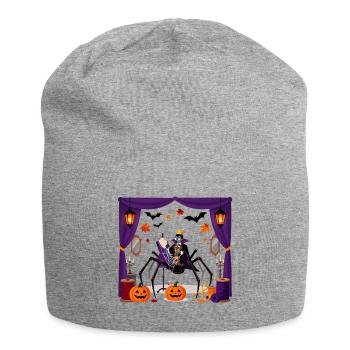 Vampirspinnenkönig Halloween - Jersey-Beanie - Grau meliert - Vorne