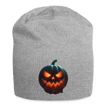 Roaring Scarlet Pumpkin - Jersey Beanie - heather grey - Front