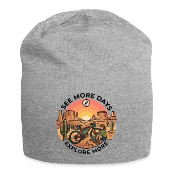 Entdecken Sie mehr Desert Bikepacking Cycling Top - Jersey-Beanie - Grau meliert - Vorne