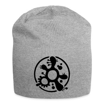 Protozoan Fragment Logo (Black) - Jersey Beanie - heather grey - Front