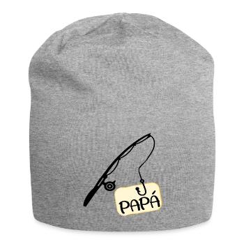 Spanischer Fischer, Papa - Jersey-Beanie - Grau meliert - Vorne