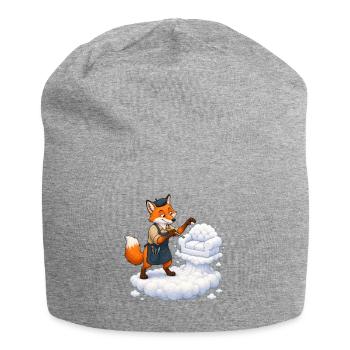 Fox cloud sculptor shapes soft cloud sofa - Jersey Beanie - heather grey - Front