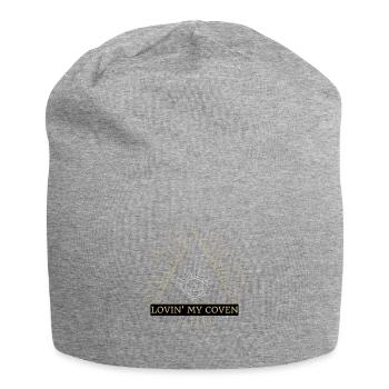 Coven Eye Triangle Radiance - Jersey Beanie - heather grey - Front