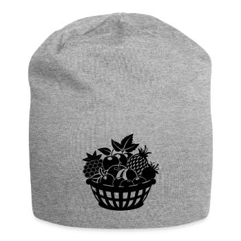 Fruit Basket - Jersey Beanie - heather grey - Front