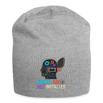 Normal Mode Not Installed – Geek Robot IT - Jersey Beanie - heather grey - Front