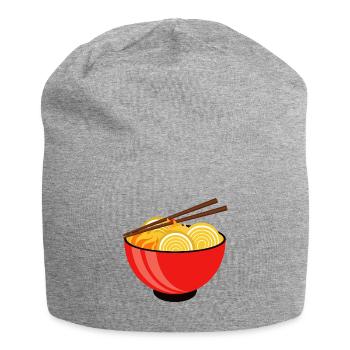 Bowl of ramen - Jersey Beanie - heather grey - Front