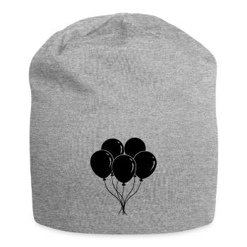 Birthday Balloons - Jersey Beanie - heather grey - Front