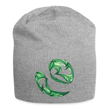 Dance of the Algae – Chaos Art - Jersey Beanie - heather grey - Front