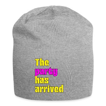 THE PARTY HAS ARRIVED, IT'S READY TO GO - Jersey Beanie - heather grey - Front