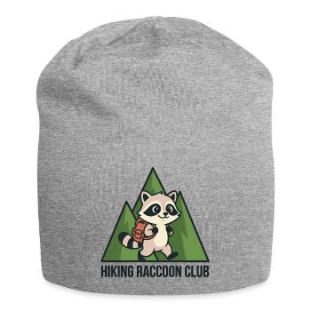 Raton laveur errant dans la forêt - Bonnet en jersey - gris chiné - Devant