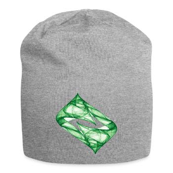 Dynamic Track - Green - Chaos Art - Jersey Beanie - heather grey - Front